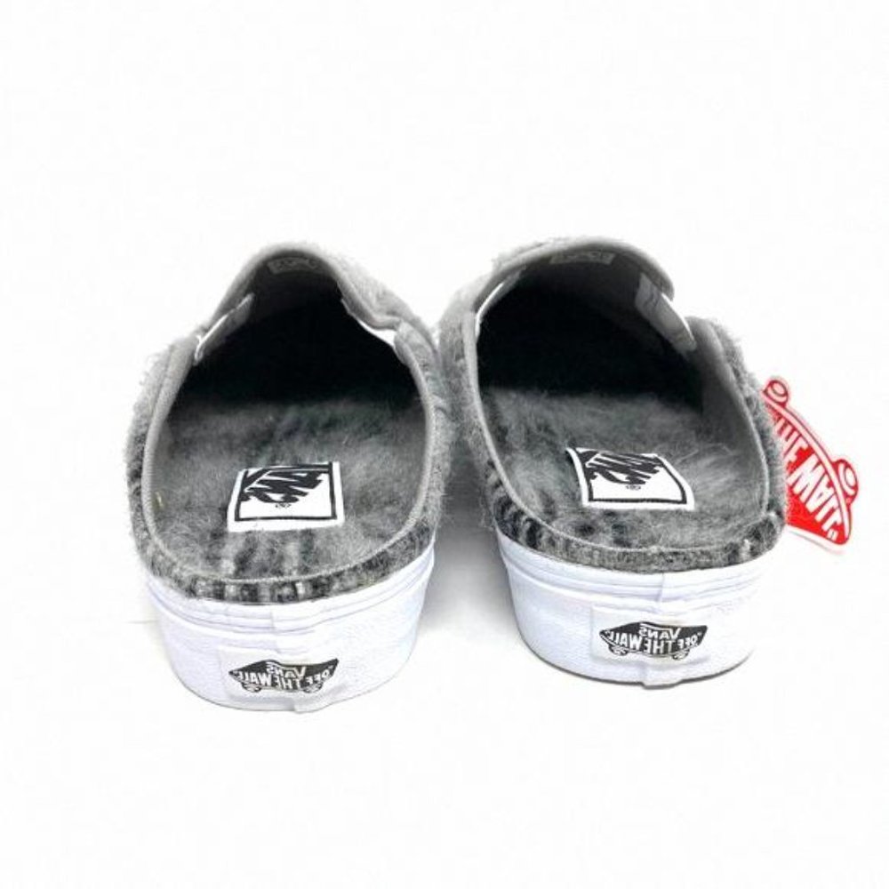 Vans Classic Slip On M Gray Women's Size Casual VN0A4P3U8O9 Wool Canvas White - Picture 7 of 11